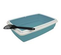 Aime Bac A Litiere Avec Rebord + Pelle - Pour Chat bleu suédois G