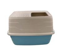 Aimé - Bac à Litière pour Chat - Accessoire Chat Propre et Confortable - Design Astucieux - Durable et Robuste - Maison de Toilette avec Tamis Intégré - Ouverture par Le Haut - Fabrication Italienne