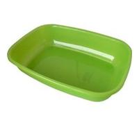 Aime Bac A Litiere Sans Rebord - Bords Arrondies - 43 X 31 X 10 Cm - Pour Chat