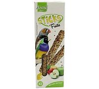 Aime Baguettes aux Fruits pour Oiseaux Exotiques/Friandises pour Oiseaux/2 Baguettes Croustillantes