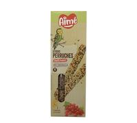 Aime Baguettes aux Fruits Rouges pour Perruches/Friandises pour Oiseaux/2 Baguettes Croustillantes