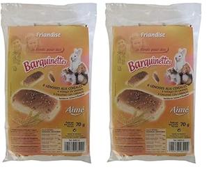 Aime Biscuits aux Céréales pour Rongeurs 6 Portions 70 g (Lot de 2)