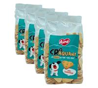 Aimé | Biscuits pour Chien Mini-Bouchées | Enrichi en Vitamines A, D3 et E | Croquettes pour Chiens de Toutes Tailles | Sac de 500 g (Lot de 4)