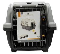 Caisse de transport AIME Skudo 55 x 36 x 35 cm Gris chien chat ventilation Gris G