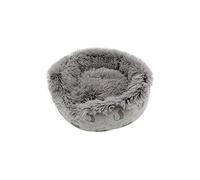 Aime Corbeille Fourrure Ronde pour Chat/Petit Chien Couchage Mistigri Confort Poils Longs Extra Doux Taille S Diamètre 45 cm