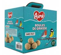 Aimé Eco Box Boules de Graisse Nourriture pour Oiseaux x 30