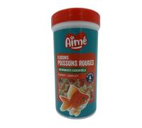 Aime Flocons Complets pour Poisson Rouge - Aliment Équilibré en Bouteille 250 ML - Nutriments Essentiels, Ne Trouble Pas l'eau - Lot de 3