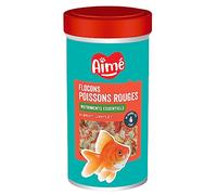 Aimé | Flocons pour poissons rouges | Nourriture Poisson Rouge | Aliment Complet à base de Nutriments Essentiels | Céréales et Extraits de Protéines Végétales | 20 g | 100 ml
