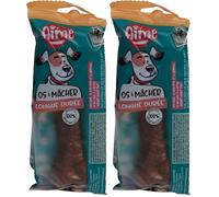 Aime Friandise pour Grand Chien, Os à Mâcher à la Caséine de Lait. sans Céréales. Longue Durée. Goût Poulet. Taille L (Lot de 2)