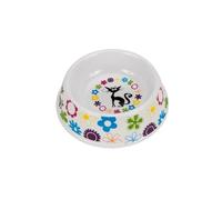 AIME Gamelle en Mélamine pour Chat et Petit Chien, Antidérapant, Diamètre 10cm, Contenance 200ml, Modéle aléatoire