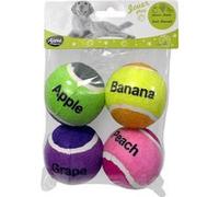 Aime Jouet Balle Tennis Fruite 6 cm pour Chien