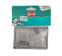 Aimé - Jouet Chat - Coussins Contenant de l'herbe à Chat - Jouet upcy vec Catnip euphorisant - Effet Fort, immédiat et irrésistible - Disponible en Plusieurs imprimés - 10 x 6 cm