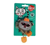 Aime Jouet Interactif/Ludique Papier Bruissant Intégré Jeu de Chasse Jouet pour Chat Tête Léopard 8 cm