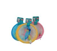 Aimé - Jouet Kawaii Tunnel Ressort - Jeu Chat Appartement - Stimule Le Mouvement et l'audition - Jouet pour Chat Effet Ressort - Appâts aux Extrémités - L 25cm - Couleur Aléatoire : Jaune, Bleu, Rose