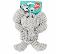 Aimé - Jouet Peluche Éléphant pour Chien - Doudou Doux Et Agréable Au Toucher - Accessoire Interactif pour Tous Types de Chiens - 16 cm