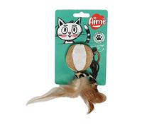 AIME Jouet pour Chat à Griffer, Jouet Porte Clé Naturel et Ecologique