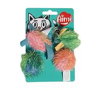 AIME Jouet pour Chat - Lot de Jouet Souris et Balle colorée - 4 jouets