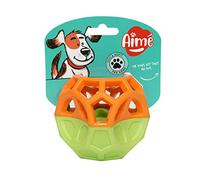 AIME Jouet pour Chien Espace 2 Matériaux Mousse Silicone Sonore Intégré Diamètre 9 cm