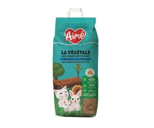 Aimé - Litière Petits Animaux et Chat PROP'Nature 20L, Litière Super Absorbante Granulés de Bois - Chat, Lapin, Cochon d'Inde, Hamster, Souris, Cobaye, Jusqu'à 12 Semaines d'Utilisation