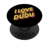 Aime Mes Amis DuDu Réunion de Famille Parents Amoureux PopSockets PopGrip Adhésif