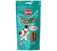 Aimé - Mini Stick à Macher - Friandise pour Chien Saveur Bacon - A Donner Entre Les Repas - Nourriture pour Chiens Faible en Matière Grasse - pour Une Meilleure Digestion - Santé Griffes & Ongles