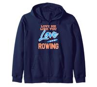 Aime-Moi comme Ton Amour de l’Aviron drôle Sweat à Capuche