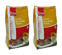 Aime Nourriture pour Hamster et Gerbille, NUTRI'BALANCE SAVOUR Mix, Repas mélange varié vitamines et Fibres, 900g (Lot de 2)