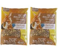 Aime Nourriture Tous rongeurs et Lapins, NUTRI Balance Repas mélange varié, Riche en Pellets granulés, 4KG (Lot de 2)