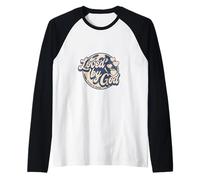 Aimé par Dieu Love by God Jésus-Christ Verset biblique Manche Raglan