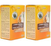 Aime Pierre minérale à ronger pour rongeurs 200G, Contient Minéraux, Calcium et Phosphore (Lot de 2)