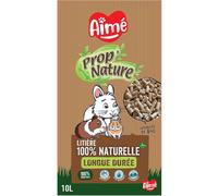 Aimé Prop'Nature Litière Végétale Super Absorbante Rongeurs À Granulés De Bois 10l