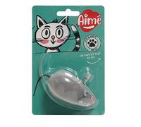 Aimé - Souris Mécanique pour Chat - Jouet Ludique et Interactif - Convient à Tous les Chats - Jeu Couleur Grise