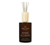 AIMÉE DE MARS Ambre Alchemia - Parfum d’Intérieur Naturel en Bâtons - Diffuseur de Parfum Ambre et Vanille - 100% Naturel et Végan - 100 ML Fabrication Française