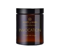 AIMÉE DE MARS - Bougie Parfumée Naturelle Invocation - 150g - Cire végétale & huiles essentielles - Senteur boisée et sacrée (encens, cèdre, myrrhe), fabrication artisanale française