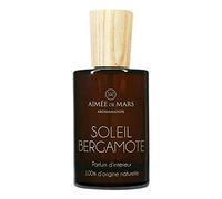 AIMÉE DE MARS - Soleil Bergamote - Parfum d’Ambiance 100 ML - Spray 100% Naturel aux Notes d’Agrumes vivifiants (bergamote, Citron), Bien-être émotionnel, Fabrication Artisanale française