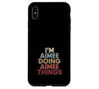 Aimee Name Aimee Personalized Name First Given Coque pour iPhone XS Max
