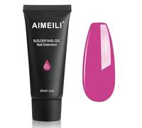 AIMEILI Extention Gel pour Ongles, Jelly Violet Builder Construction Gel 30ml Faux Ongles Quick Building UV LED Gel Vernis Semi Permanent Nail Art 035