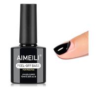 AIMEILI Gel Base Coat Peel Off Décoller la Couche de Base, Gel UV pour Pratique des Ongles Retrait Facile du Vernis Gel 10ml