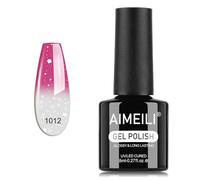 AIMEILI Vernis à Ongles Gel Naturel Rose Nude, Vernis Semi Permanent Soak Off UV LED Gel Polish Nail Art Manucure Longue Durée 8ml (1012)