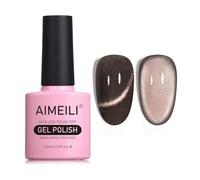 AIMEILI Vernis Semi Permanent Magnétique Holographique Métavers Cat Eye Vernis à Ongles Gels Oeil de Chat Phantom 10ml - (733)