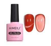 AIMEILI Vernis Semi Permanent Magnétique Holographique Métavers Cat Eye Vernis à Ongles Gels Oeil de Chat Phantom 10ml - (727)