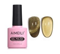 AIMEILI Vernis Semi Permanent Magnétique Holographique Métavers Cat Eye Vernis à Ongles Gels Oeil de Chat Phantom 10ml - (750)