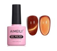 AIMEILI Vernis Semi Permanent Magnétique Holographique Métavers Cat Eye Vernis à Ongles Gels Oeil de Chat Phantom 10ml - (729)