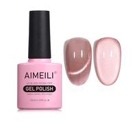AIMEILI Vernis Semi Permanent Magnétique Holographique Métavers Cat Eye Vernis à Ongles Gels Oeil de Chat Phantom 10ml - (735)