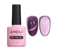 AIMEILI Vernis Semi Permanent Magnétique Holographique Métavers Cat Eye Vernis à Ongles Gels Oeil de Chat Phantom 10ml - (738)