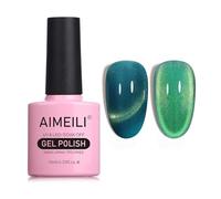 AIMEILI Vernis Semi Permanent Magnétique Holographique Métavers Cat Eye Vernis à Ongles Gels Oeil de Chat Phantom 10ml - (752)