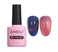 AIMEILI Vernis Semi Permanent Magnétique Holographique Métavers Cat Eye Vernis à Ongles Gels Oeil de Chat Phantom 10ml - (743)