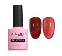 AIMEILI Vernis Semi Permanent Magnétique Holographique Métavers Cat Eye Vernis à Ongles Gels Oeil de Chat Phantom 10ml - (744)