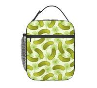 AIMeinn Sac à déjeuner isotherme léger avec imprimé sushi aneth et cornichons