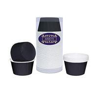 AIMEITE Caissette Cupcake,Lot de 50 Caissettes Papier Cuisson Pour Cupcake Moulle Papier Muffin Moule Gâteau Caissettes Mini Cupcakes (Noir)